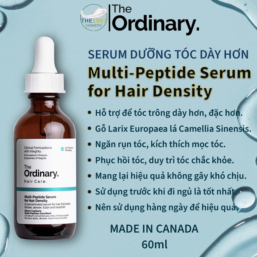 Serum Dưỡng Tóc - The Ordinary Multi-Peptide Serum for Hair Density (60 ml)  | Shopee Việt Nam