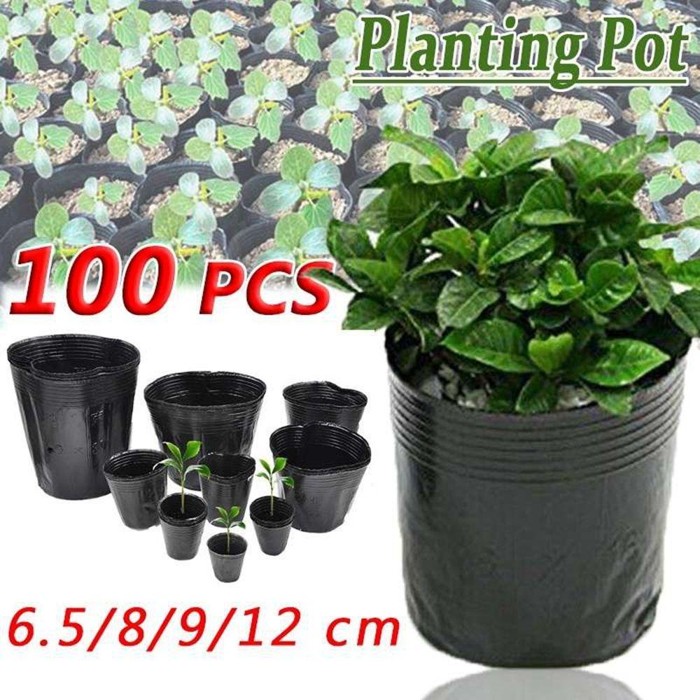 HARRIETT Chậu Nhựa Trồng Cây Không Tráng Men