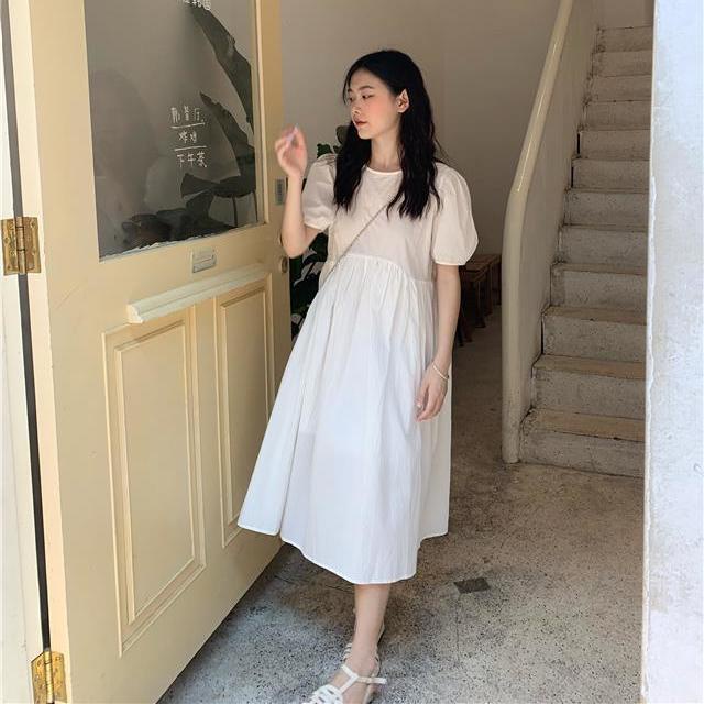 [Spot]Bộ đầm hoa hai dây + đầm tay phồng mỏng nhẹ nhàng