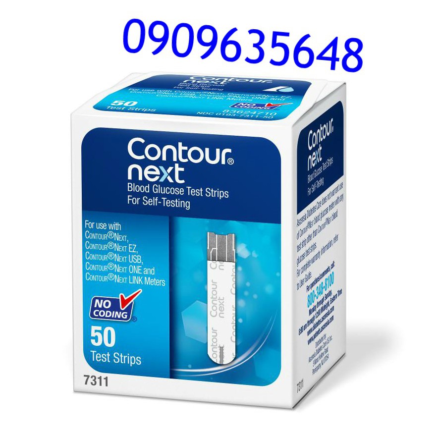 Que thử đường huyết Bayer Contour Next