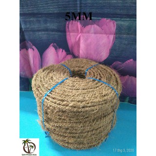 DÂY THỪNG DỪA TRANG TRÍ ĐƯỜNG KÍNH 5MM CUỘN 150 MÉT