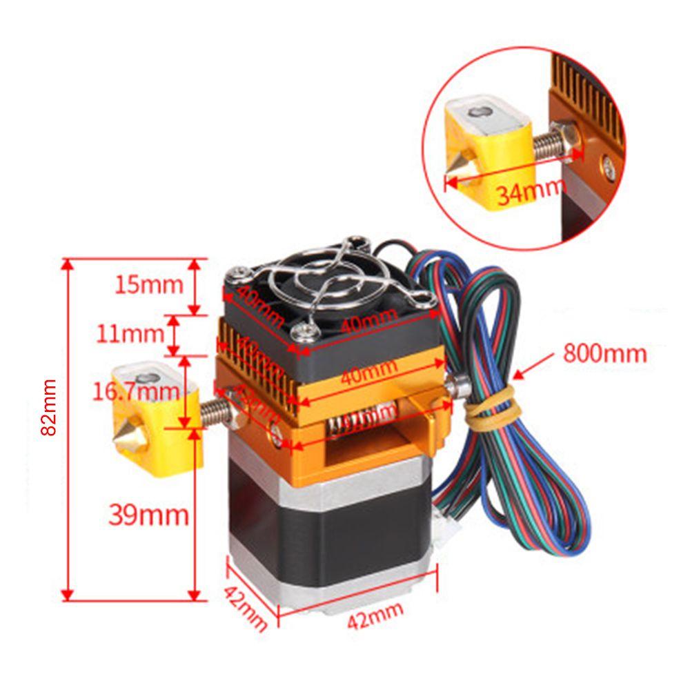 BEBETTERM Bộ Máy Đùn MK8 Bằng Kim Loại Bền Cho Prusa i3 Prusa i3