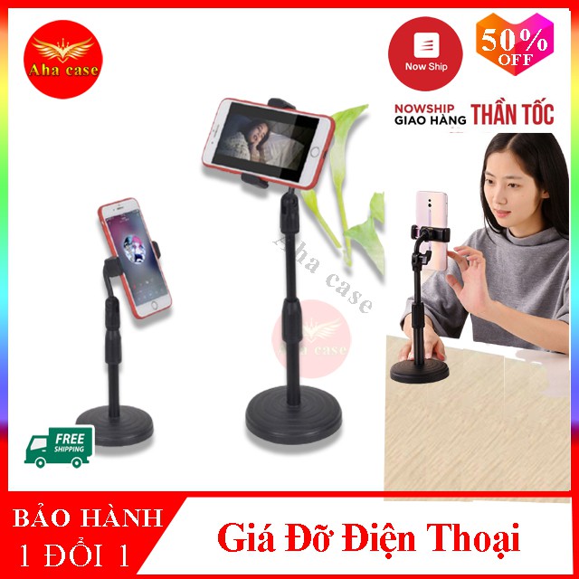 Kệ Giá Đỡ Điện Thoại [Hàng Xịn] dùng để livestream xem video Quay Phim Ghi Hình Đa Dụng, Ổn Định Xoay 360 Độ Tiện Lợi