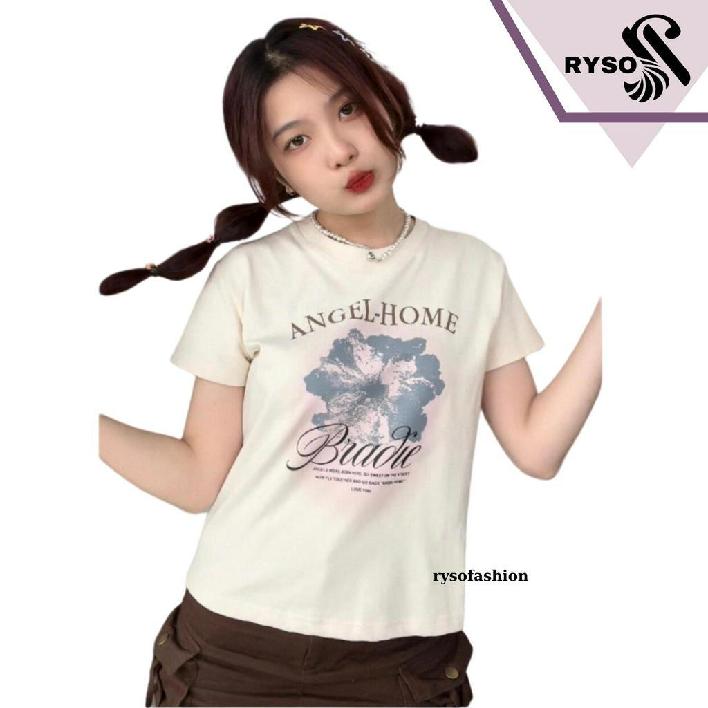 Áo Thun Baby Tee RYSO FASHION Chất Cotton 100% In Hình Sắc Nét