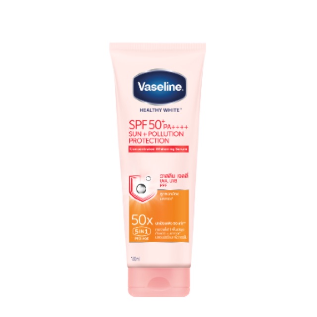 Dưỡng Thể, Trắng Da, Vaseline 50x, SPF 50+ Thái Lan (320 ml)