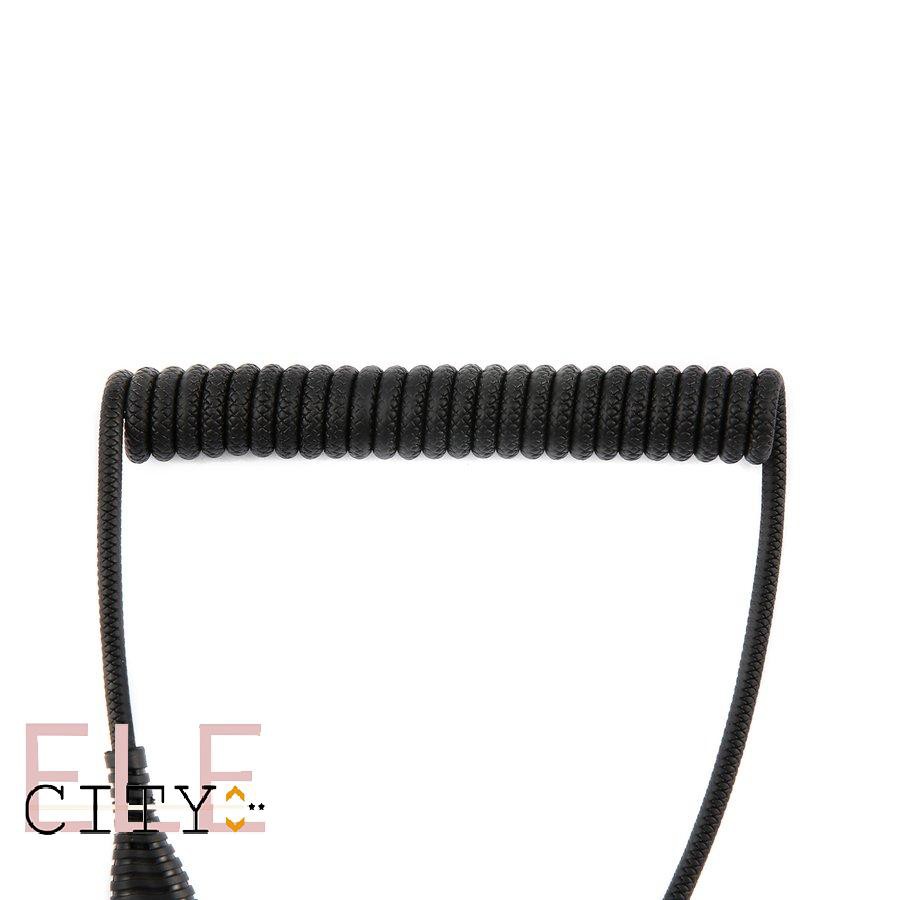 Cáp USB-C Type C sạc đồng bộ dữ liệu dạng lò xo