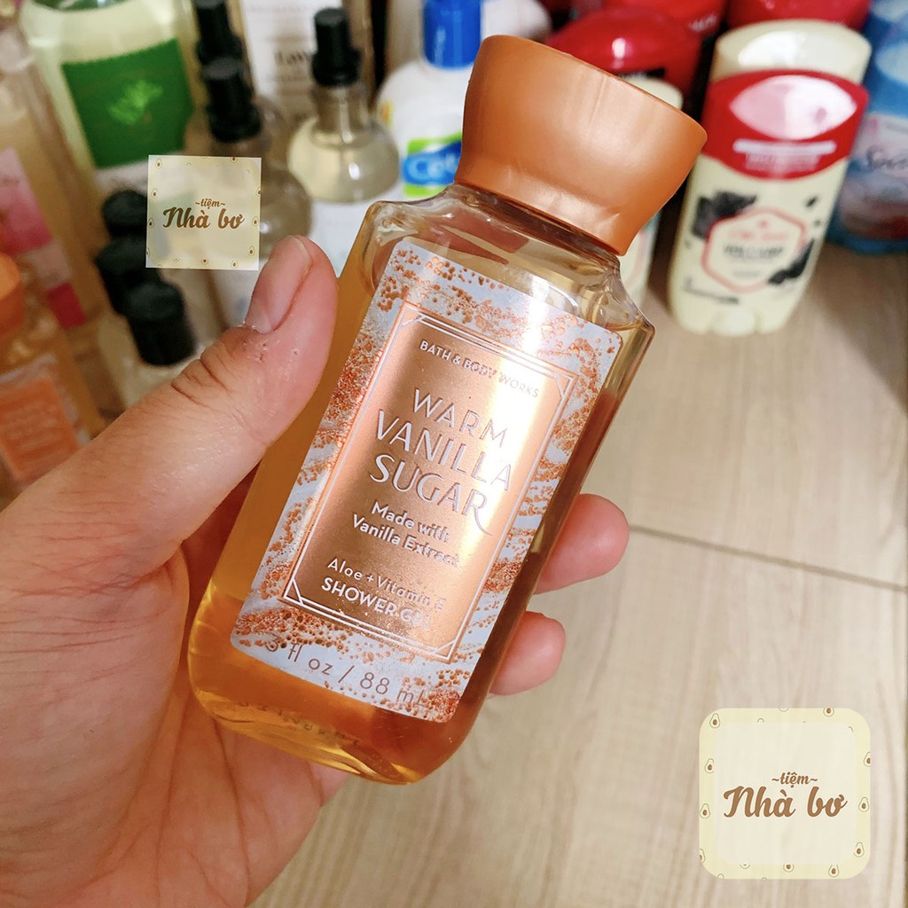 [Hàng USA] Sữa tắm dưỡng ẩm làn da Bath and Body Works Travel Size