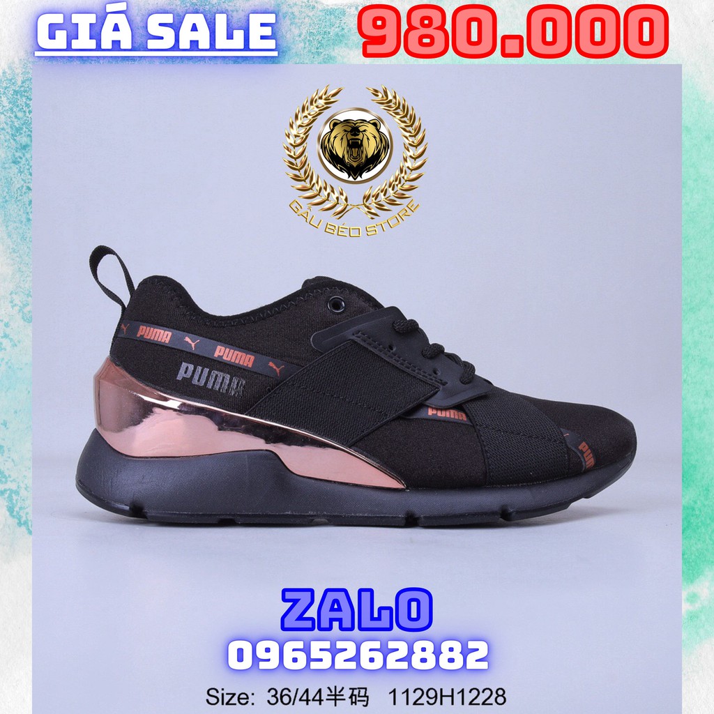 Giày Outlet Sneaker _Puma Muse X-2 Metallic MSP: PHONG CÁCH ORDER + FREESHIP ➡️ gaubeostore.shop