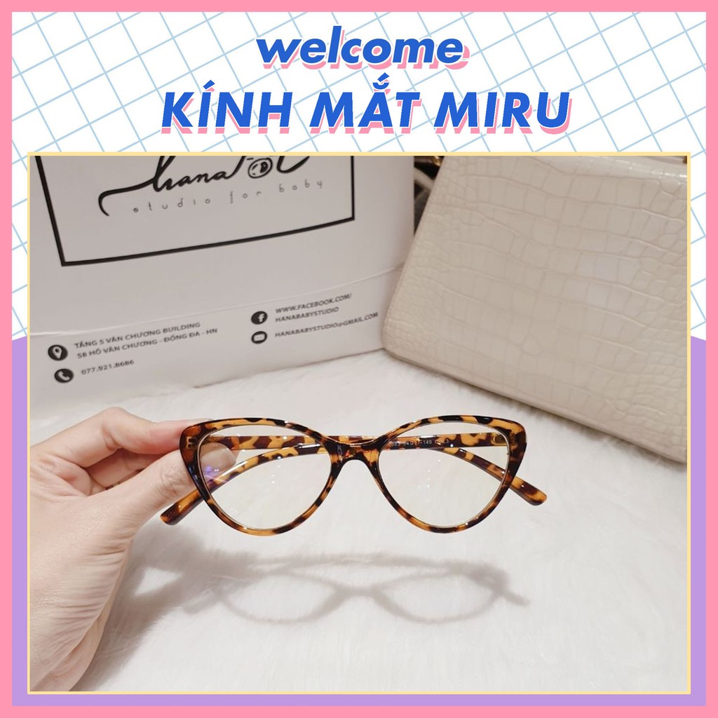 Gọng kính cận mắt mèo nhựa dẻo thời trang nữ Lilyeyewear 2383 - Lọc ánh sáng xanh