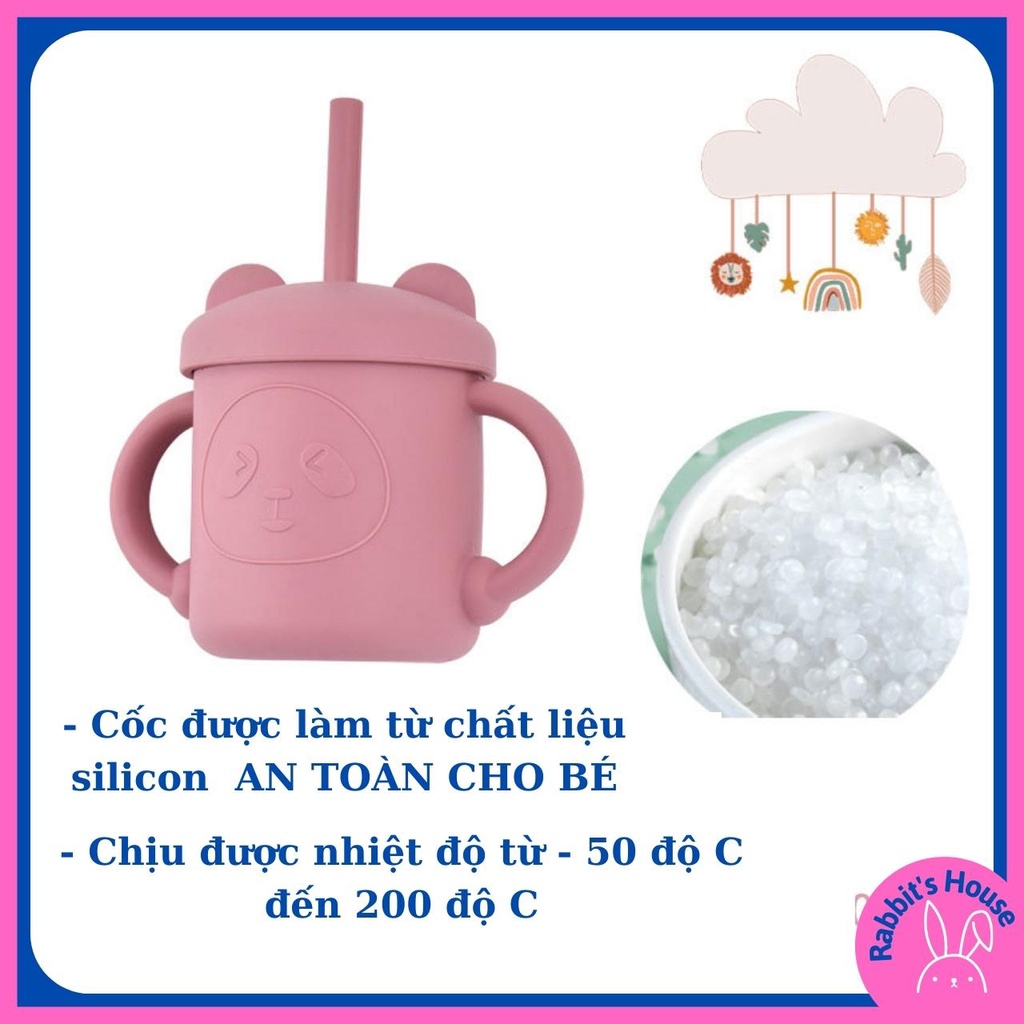 Cốc tập hút silicon cho bé