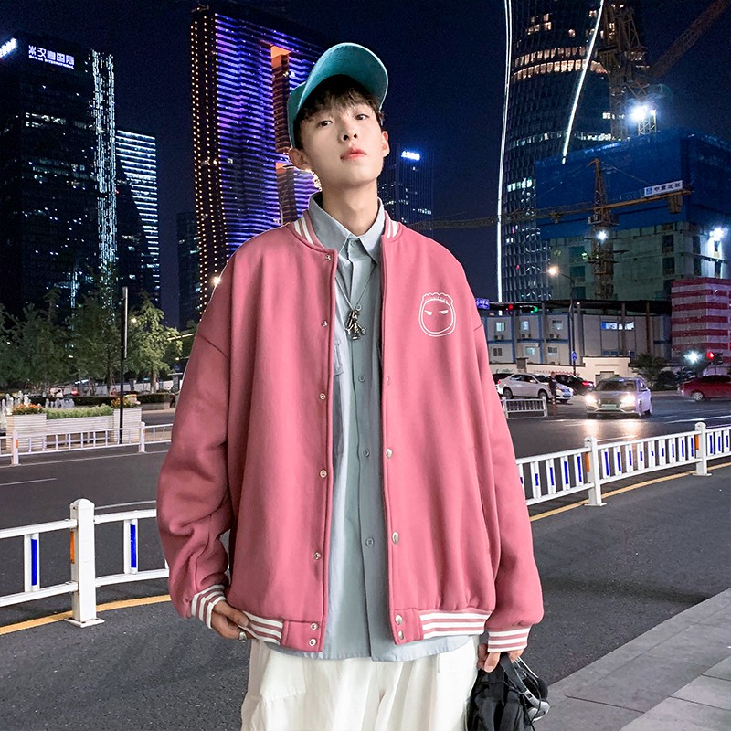 [ xả kho về ăn tết] áo khoác bomber hàn quốc 2 màu đen và hồng siêu đẹp | BigBuy360 - bigbuy360.vn