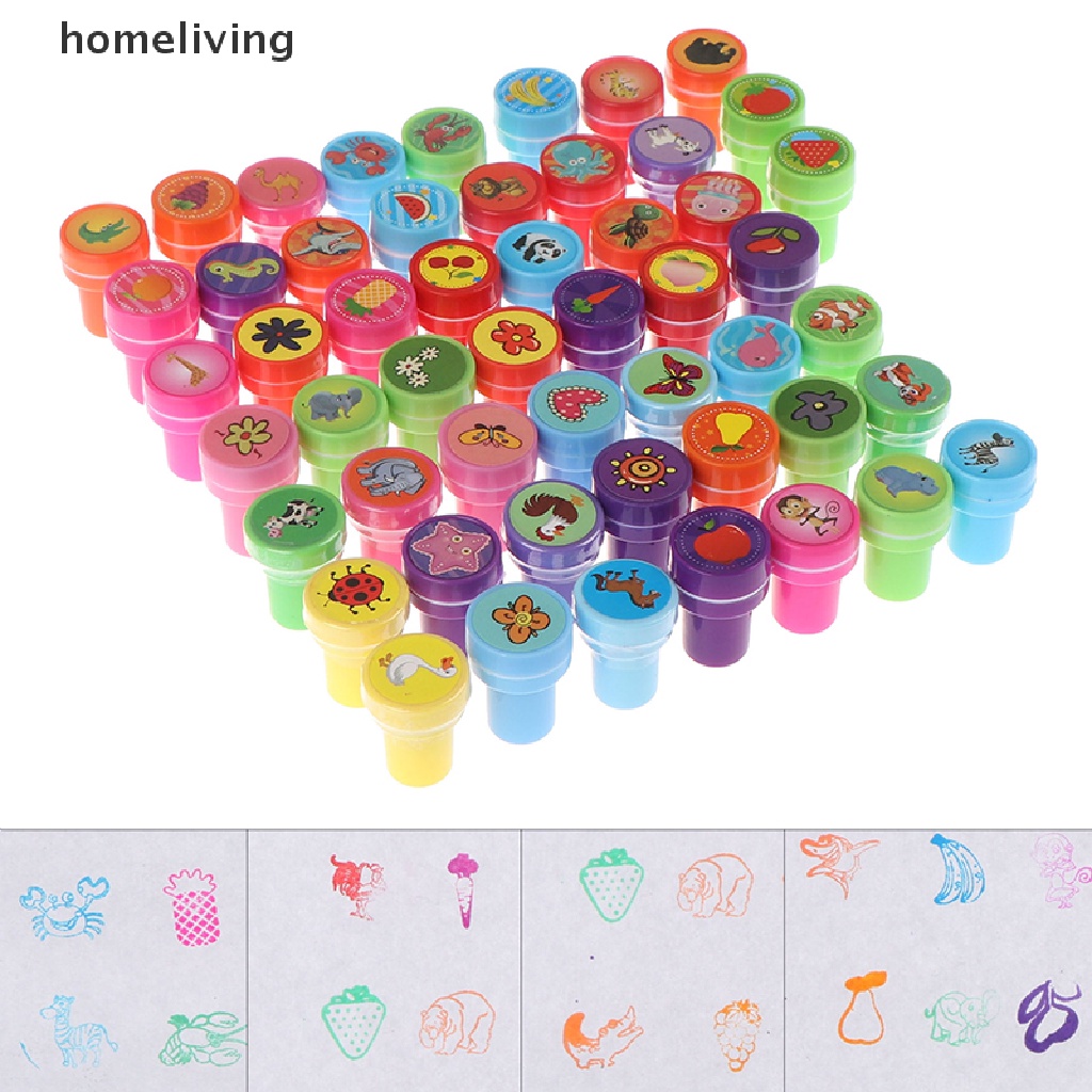 Bộ 5 Con Dấu Cao Su Họa Tiết Hoạt Hình Dễ Thương Trang Trí Sổ Tay diy