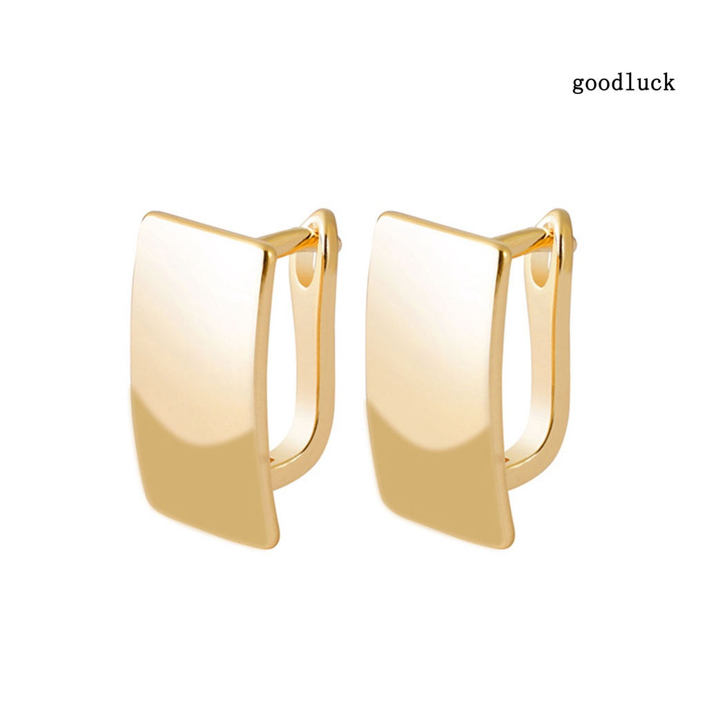 1 Đôi Bông Tai Hình Vuông Thanh Lịch Thời Trang Dành Cho Nữ