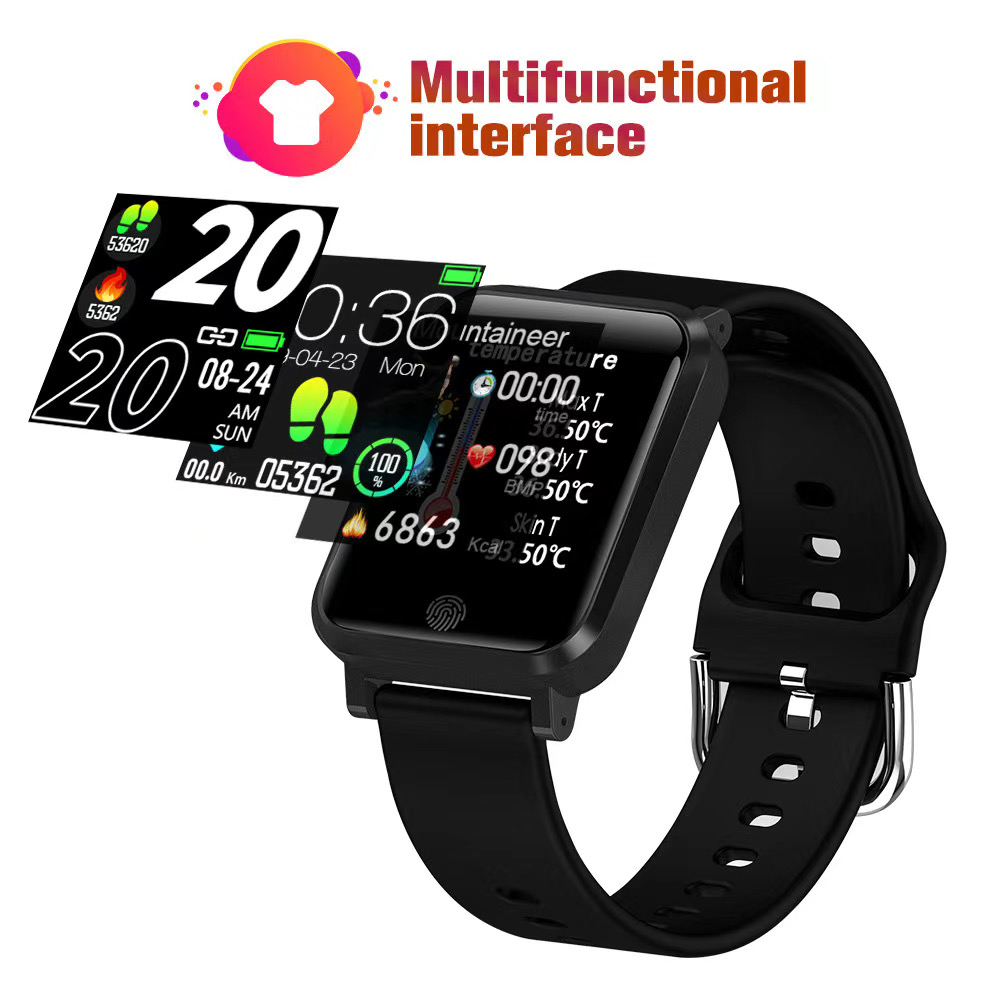 Bộ Đồng Hồ Thông Minh Giúp Đo Nhịp Tim / Huyết Áp Chuyên Dụng F29 Smart Watch Waterproof Sports for Apple Android Smartwatch Heart Rate Monitor Blood Pressure Functions Smart Bracelet Fitness Tracker Blood Pressure Fitness Band Sports Smart Wristband