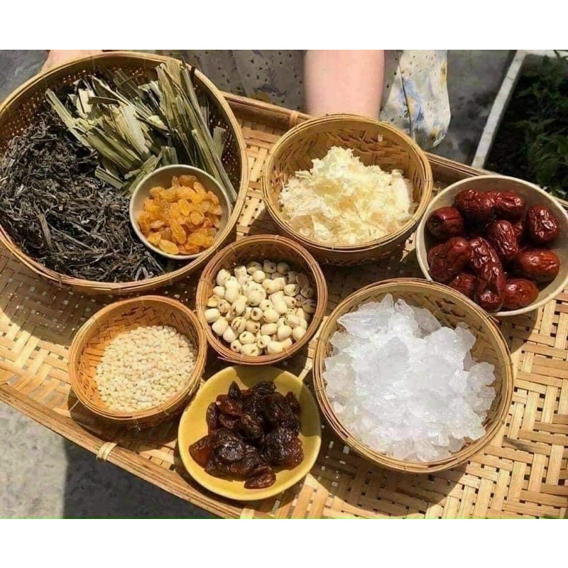 Set Sâm Bổ Lượng 10Vị 400GR Thơm Mát Ngày Hè
