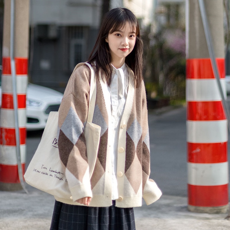 Áo Khoác Cardigan Dệt Kim Thời Trang Mùa Thu Cho Nữ