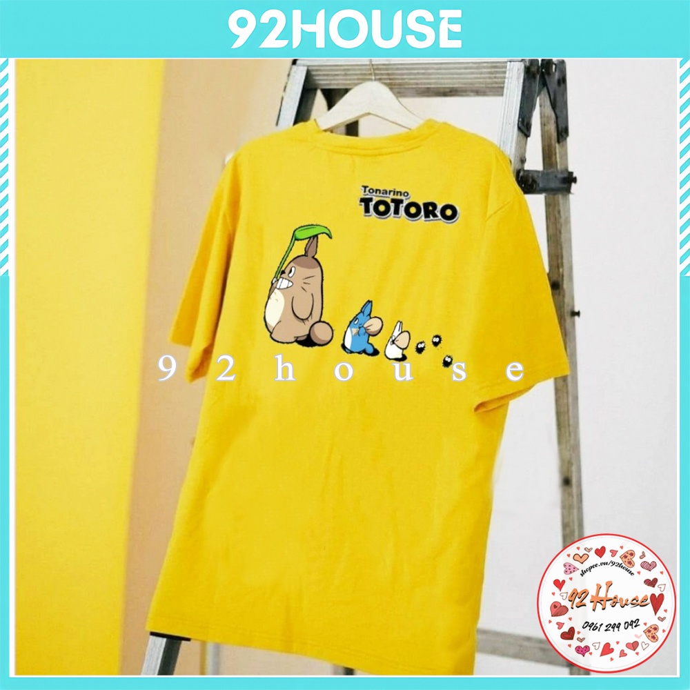 Áo thun phông rộng tay lỡ unisex hoạt hình nhỏ