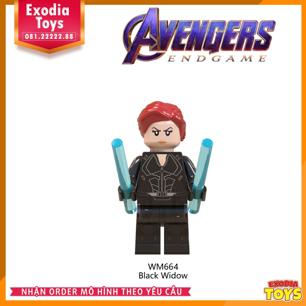Xếp hình Minifigure Marvel Biệt đội siêu anh hùng Avenger Hồi Kết - Đồ Chơi Lắp Ghép Sáng Tạo - WM6056