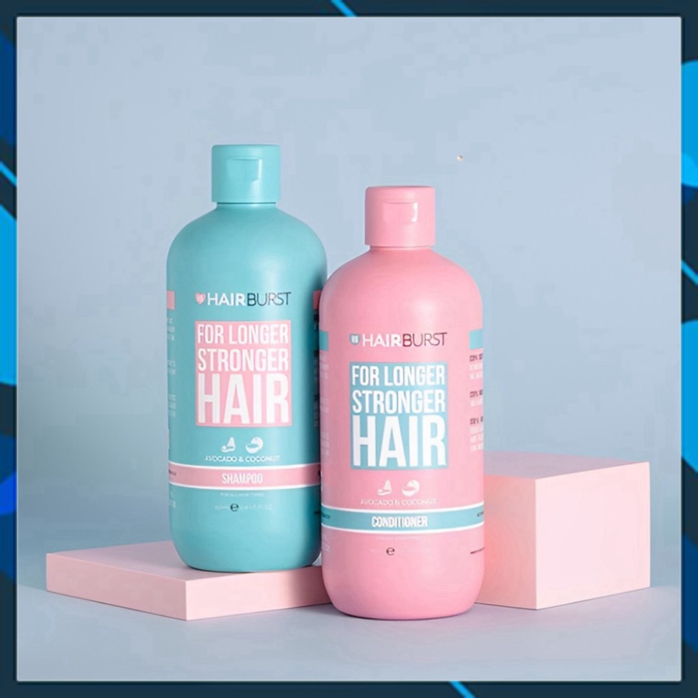 Dầu Gội + Dầu Xả ⚡ FREESHIP ⚡ Hair Burst 350ml | Cặp Dầu Gội Ngăn Rụng, Kích Thích Mọc Tóc, Làm Dày Tóc