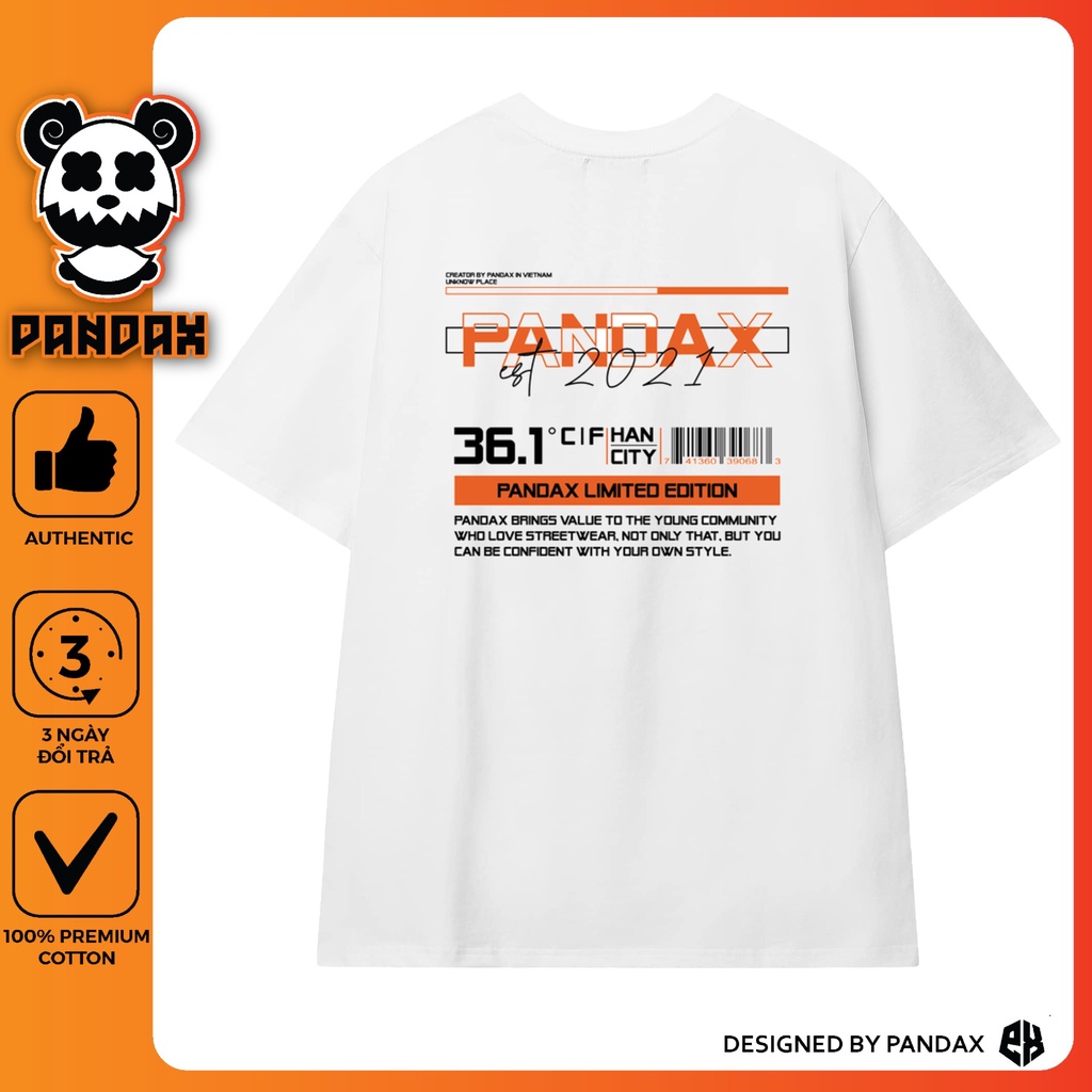 Áo thun tay lỡ PANDAX phông Unisex nam nữ Premium Cotton oversize form rộng LIMITED EDITION [ Full Box ] | BigBuy360 - bigbuy360.vn