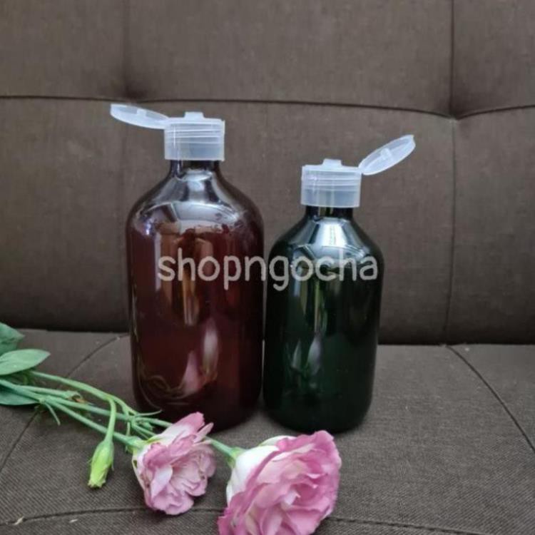 Chai Chiết Mĩ Phẩm ❤ TRÙM SỈ ❤ Chai nhựa pet Nắp bật 300ml,500ml chiết mỹ phẩm , phụ kiện du lịch