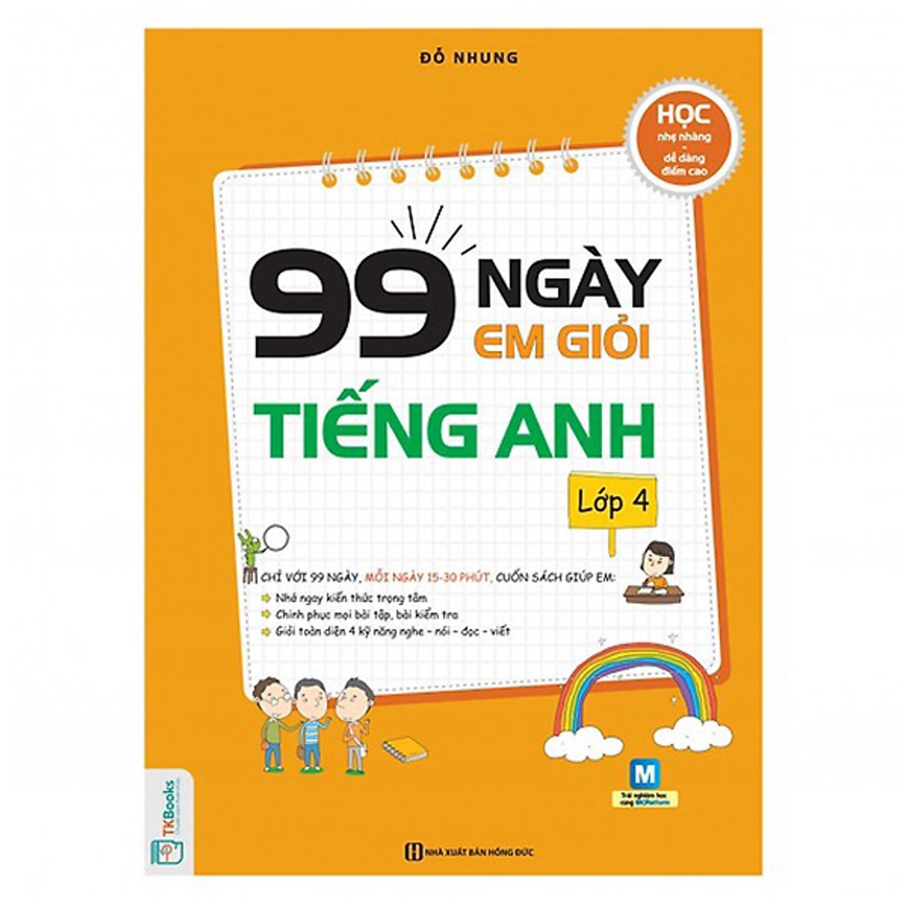 Sách - Combo 3 Cuốn 99 Ngày Em Giỏi Toán - Tiếng Việt - Tiếng Anh - lớp 4