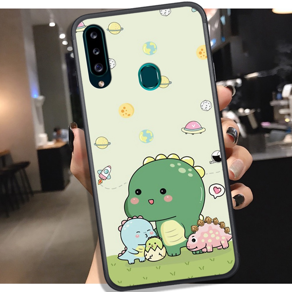 [HOT]ỐP SAMSUNG A20S - M20 - M30 , IN HÌNH KHỦNG LONG CHIBI SIÊU DỄ THƯƠNG.