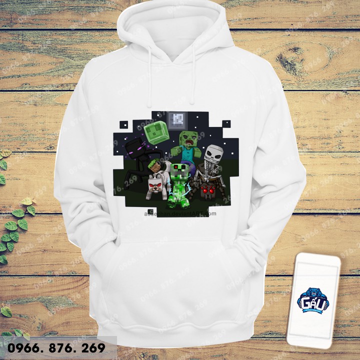 Áo nỉ MINECRAFT theo yêu cầu | BigBuy360 - bigbuy360.vn