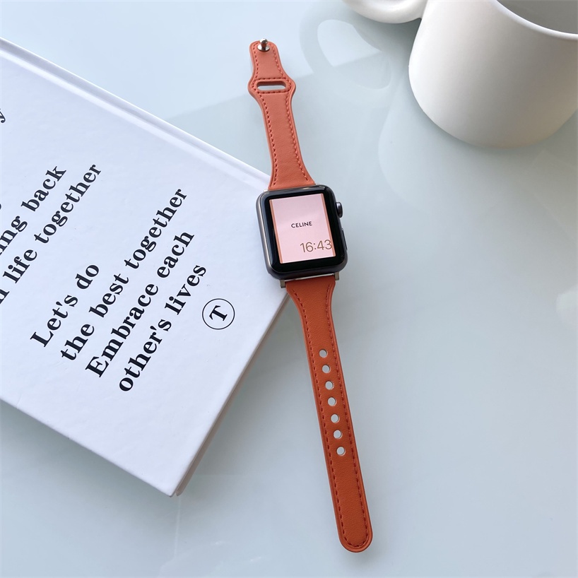 Dây đeo đồng hồ thích sang trọng thích hợp cho Apple iWatch Series 7 6 SE 5 4 3 2 1 nhiều kích cỡ