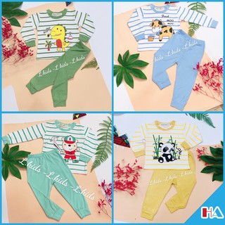 !!XẢ HÀNG GIÁ SỐC!! Bộ Minky mom thun lạnh loại 1 - Minky mom dài tay thu đông cho bé mẫu mới nhất, in hình đáng yêu
