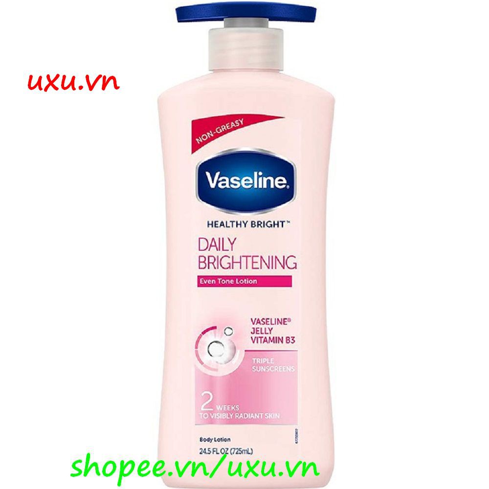 Sữa Dưỡng Thể 725Ml Vaseline Làm Trắng, Sáng Và Mịn Da Healthy Bright, Với uxu.vn Tất Cả Là Chính Hãng.