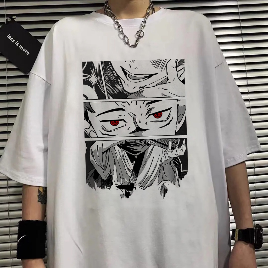 Áo Thun Japanese Anime Jujutsu Kaisen Men T Shirts Itadori Yuji Print Harajuku Tops Ryomen Sukuna cực HOT