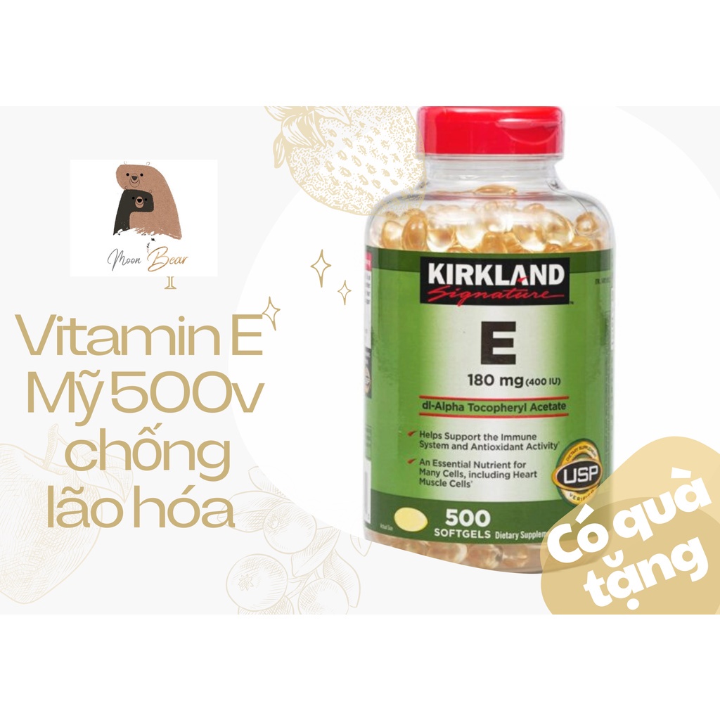 Vitamin E 400 IU Kirkland của Mỹ