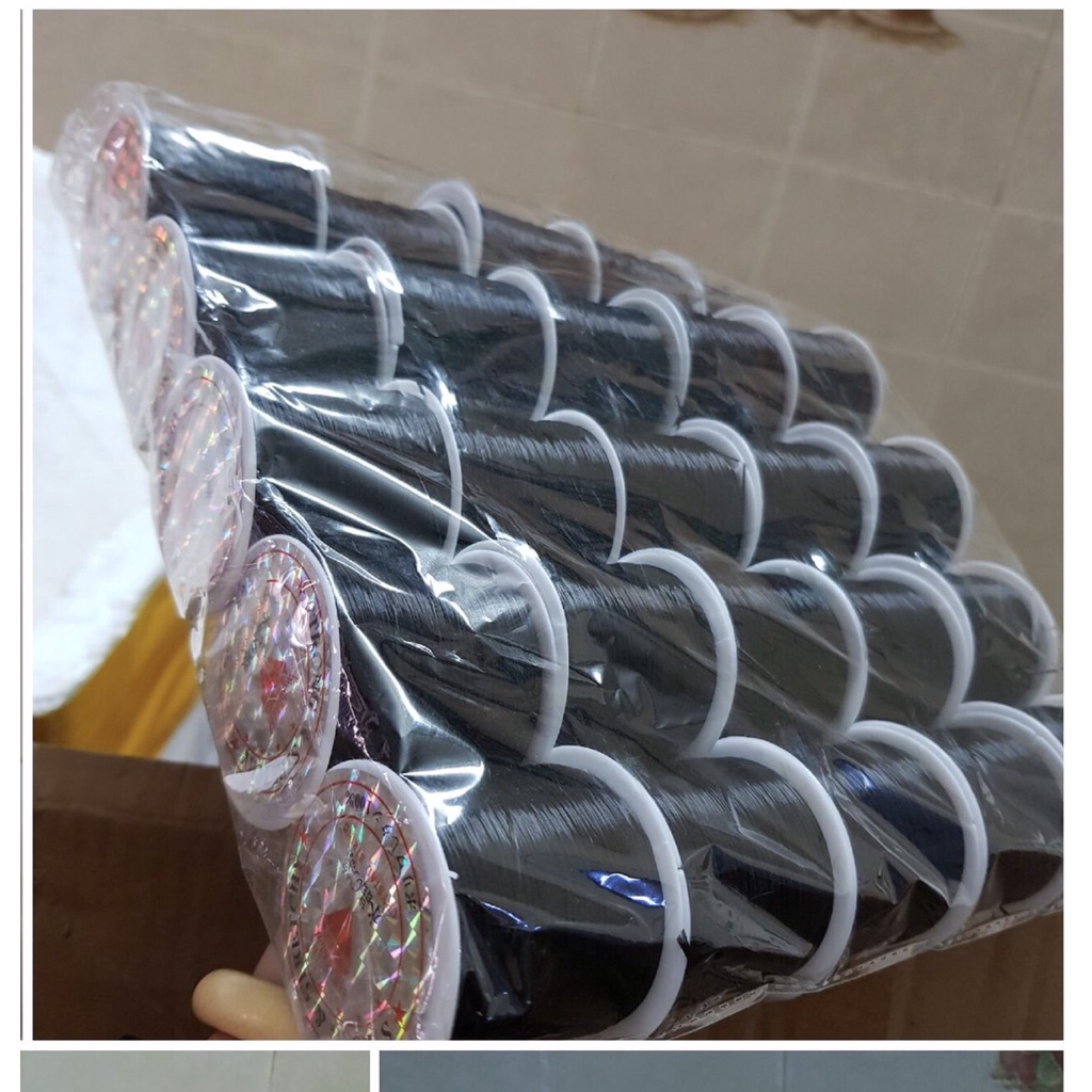 Dây Thun Xâu Chuỗi Hạt Dây Xâu Trầm Hương Vòng Tay Vòng Cổ Dày 0.6mm - BN01