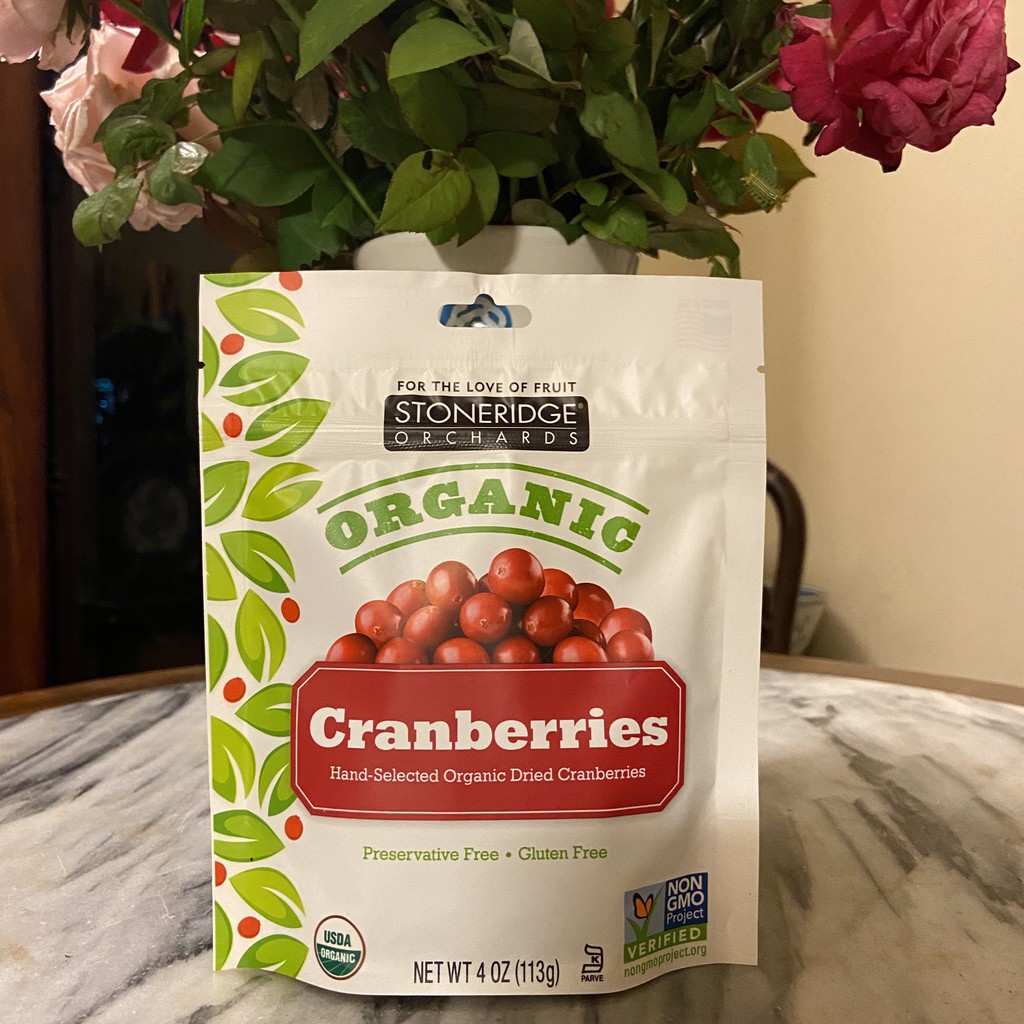 [STONERIDGE] NAM VIỆT QUẤT HỮU CƠ SẤY KHÔ (113g) - Dried Organic Cranberry