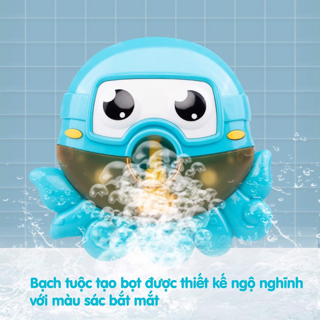 [Haobaby shop] Đồ chơi bạch tuột tạo bọt