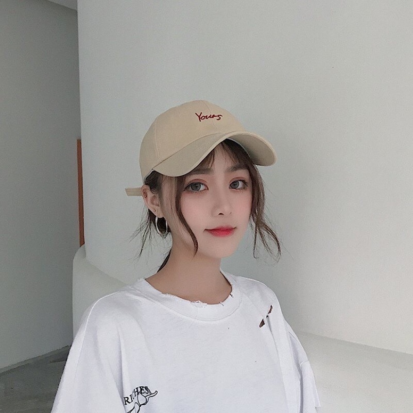 Mũ lưỡi trai Yours , Nón kết nhiều màu phong cách Ulzzang form unisex nam nữ