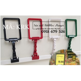 Bộ kẹp khung bảng giá kích thước A5, bộ kẹp khung siêu thị A5
