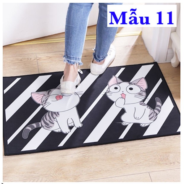 [FREESHIP❤️] THẢM LAU CHÂN 3D ĐẾ CAO SU CHỐNG TRƠN TRƯỢT