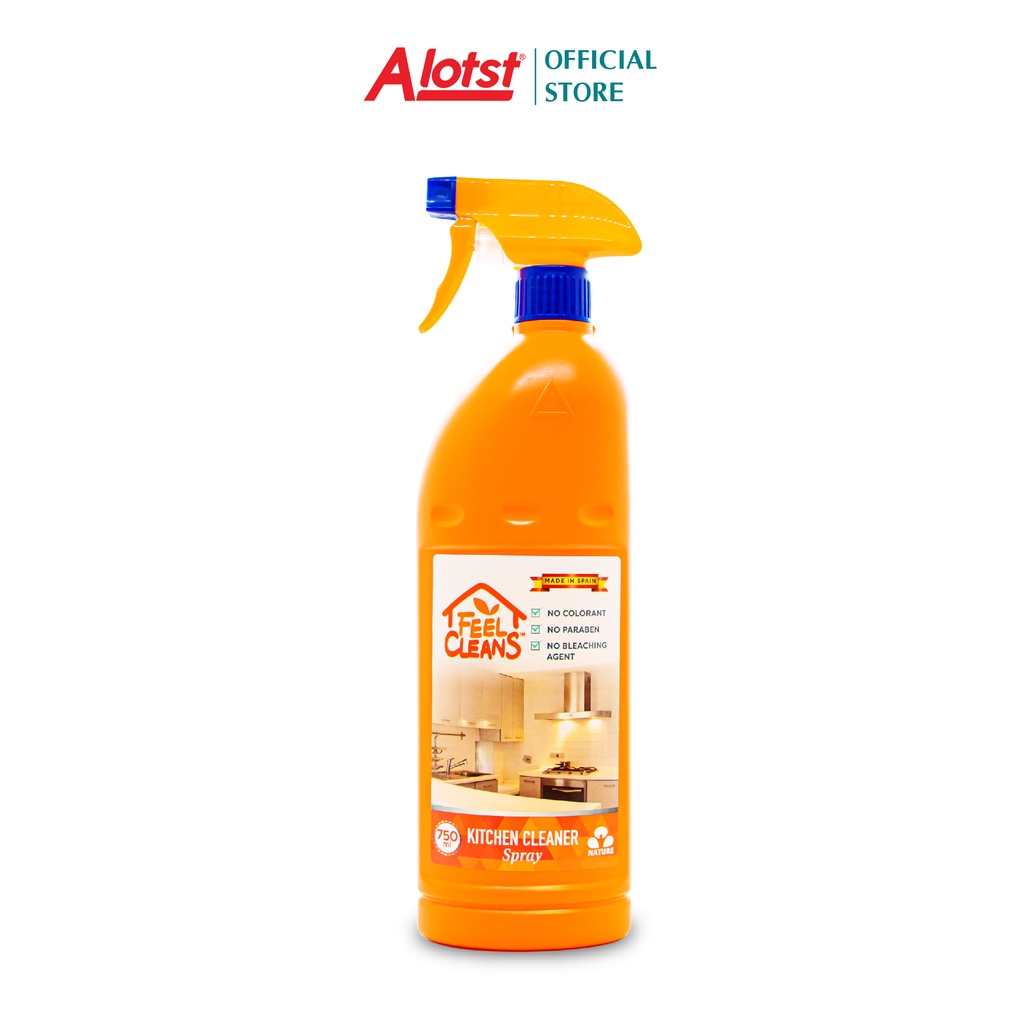 Nước lau xịt bếp FeelCleans 750ml Made in Spain