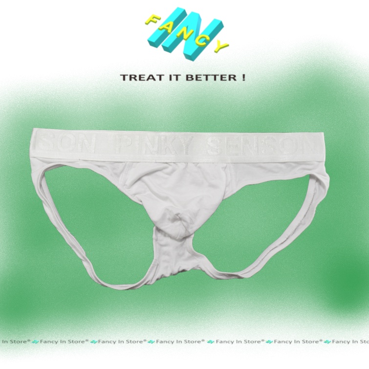 Quần Lót Nam Jockstrap PINKY SENSON Cotton Thoáng Mát, Chất Liệu Mềm Mịn Thoáng Mát Fancy In - jt007