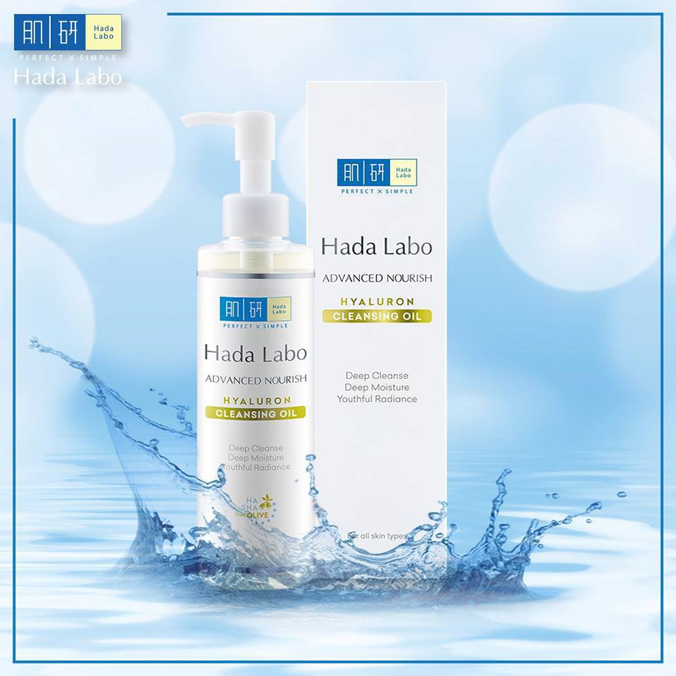 (Date Mới) Dầu Tẩy Trang Hada Labo Hadalabo Advanced Nourish Hyaluron 200Ml