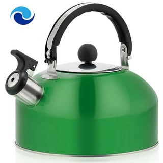 Ấm đun nước bằng thép không gỉ 3L màu đỏ