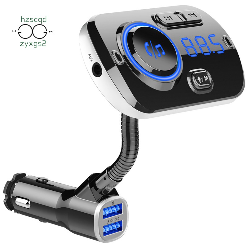 Tẩu Sạc Trên Xe Hơi Bluetooth 5.0 A2Dp Hỗ Trợ Nghe Nhạc Mp3