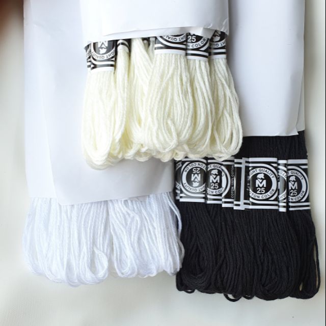 Chỉ thêu cotton, bảng màu 3