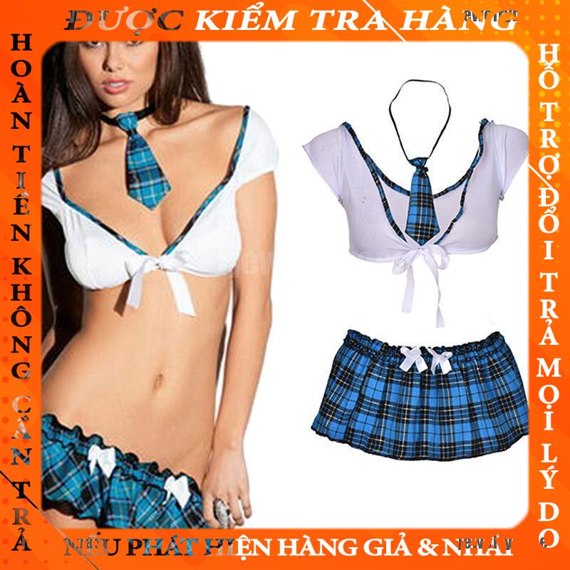 Bộ đồ lót hóa trang đồng phục học sinh gợi cảm cho nữ  okhucli | BigBuy360 - bigbuy360.vn