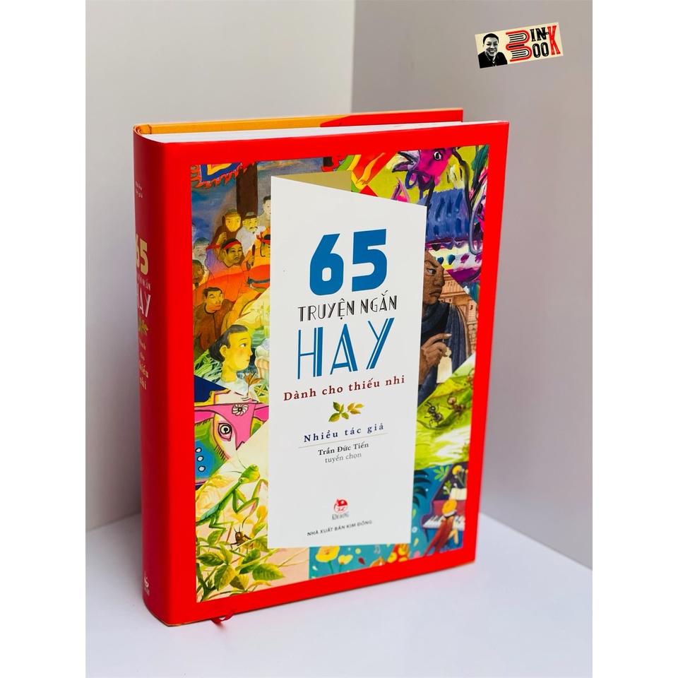 Sách - 65 Truyện ngắn hay dành cho thiếu nhi - Trần Đức Tiến và Cao Xuân Sơn tuyển chọn - bìa cứng minh họa màu rực rỡ