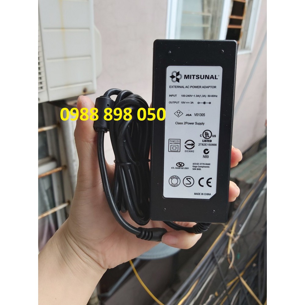 Adapter-nguồn 15v 3a loại tốt