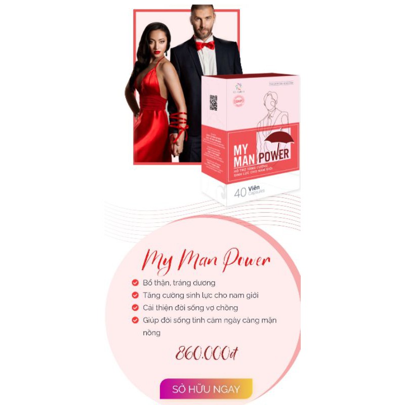 Sản Phẩm Tăng Cường Sinh Lý Nam MY MAN POWER | BigBuy360 - bigbuy360.vn
