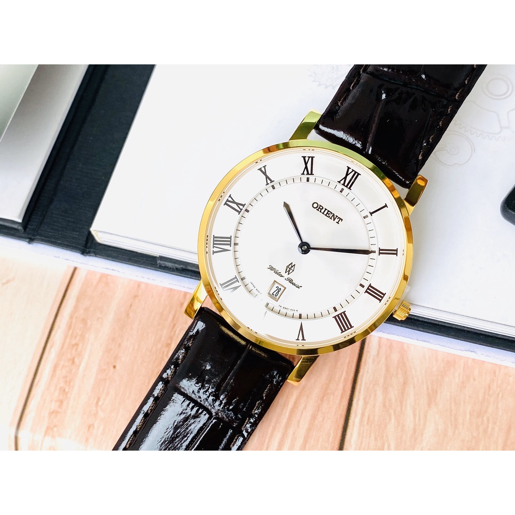 Đồng hồ kim nam dây da Orient Sapphire FGW0100FW0